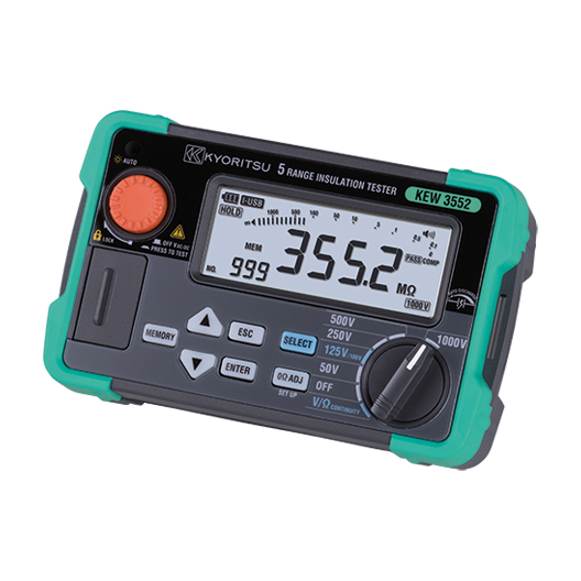 KYORITSU DIGITAL INSULATION / CONTINUITY TESTER KEW 3552 1000V